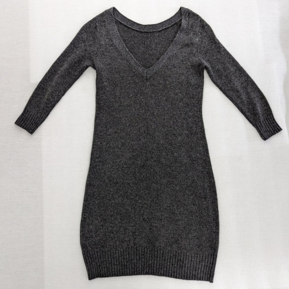 Smart Set dark gray knit tunic women's XS